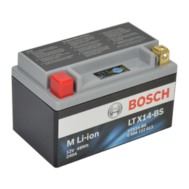 Bosch lithium MC batteri LTX14-BS 12volt 4Ah +pol til Venstre